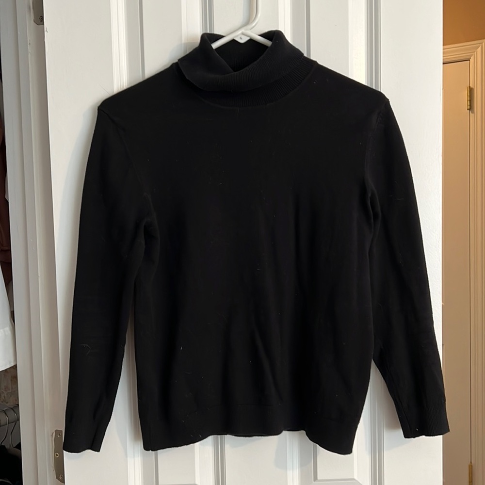 Black turtleneck
